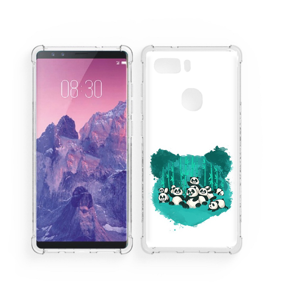 

Чехол MyPads Tocco для ZTE Nubia Z17S нарисованные панды (PT94929.470.508), Прозрачный, Tocco