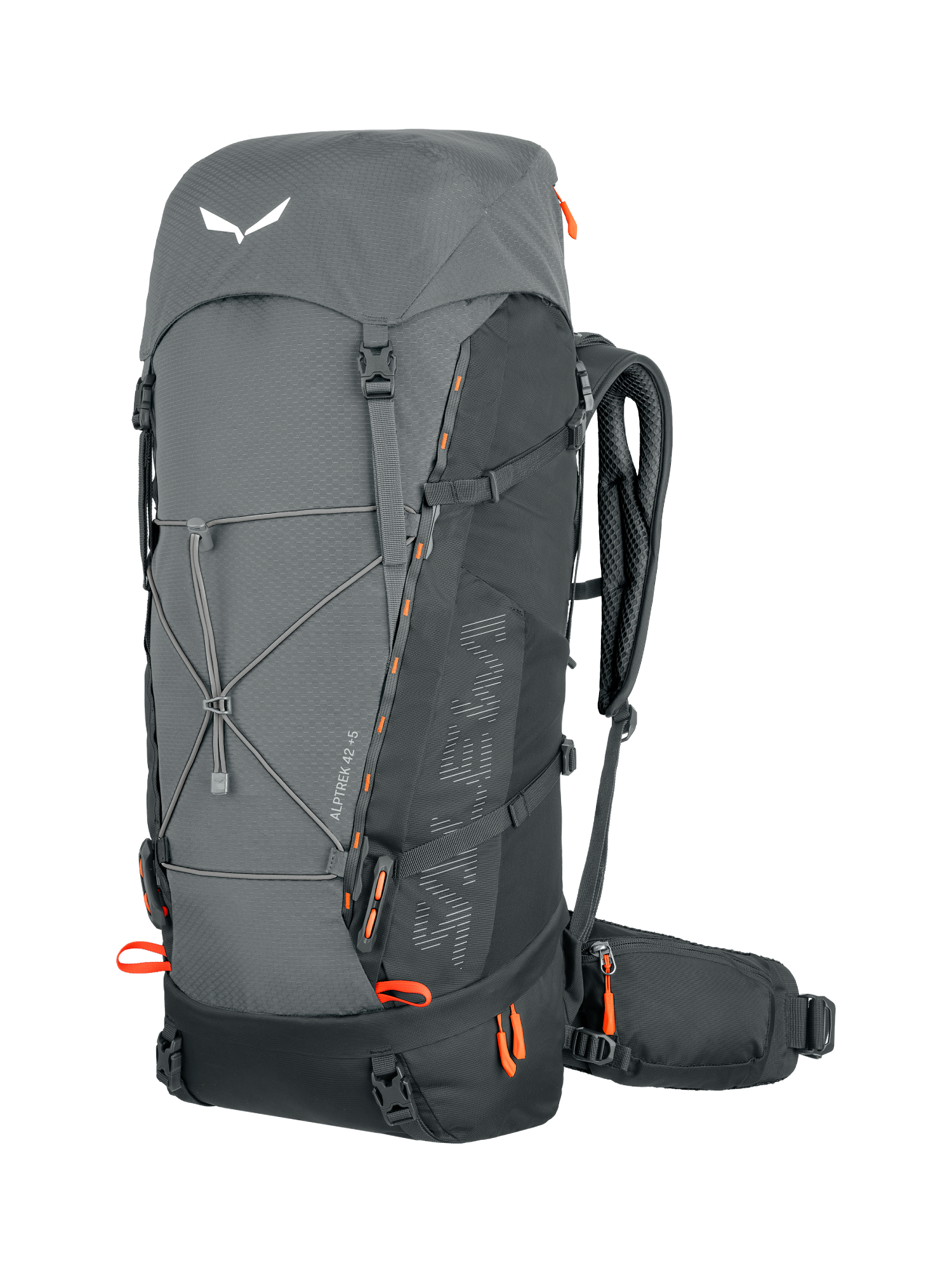 

Рюкзак Salewa Alptrek 42 +5 Bp Quiet Shade, Серый, Alptrek 42 +5 Bp