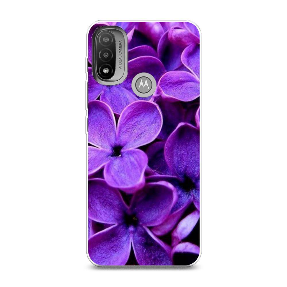 

Чехол Awog на Lenovo K14 Plus/Motorola Moto E20/E30/E40 "Сирень крупная", 243450-8