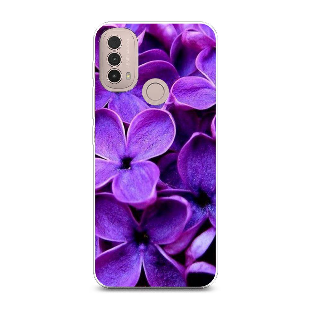 

Чехол Awog на Lenovo K14 Plus/Motorola Moto E20/E30/E40 "Сирень крупная", 243650-8