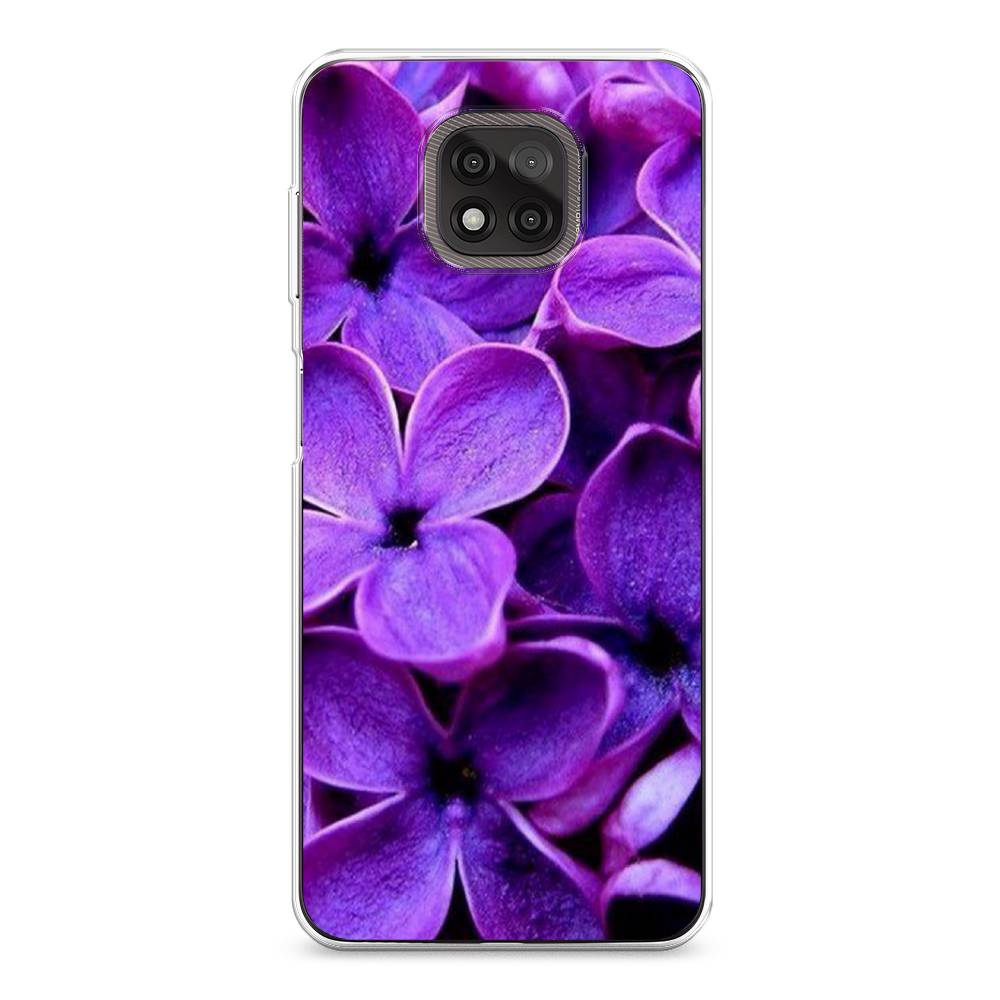 

Чехол Awog на Motorola Moto G Power 2021 "Сирень крупная", 242750-8
