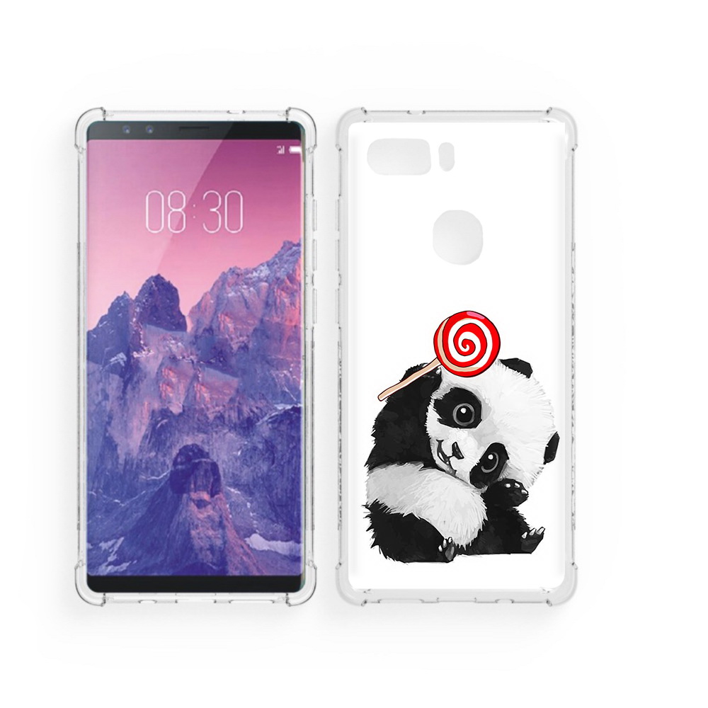

Чехол MyPads Tocco для ZTE Nubia Z17S панда с леденцом (PT94929.470.534), Прозрачный, Tocco