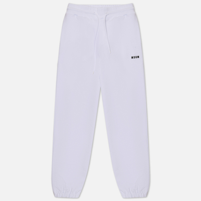 

Женские брюки MSGM Micrologo Basic Unbrushed белый, Размер M, Micrologo Basic Unbrushed