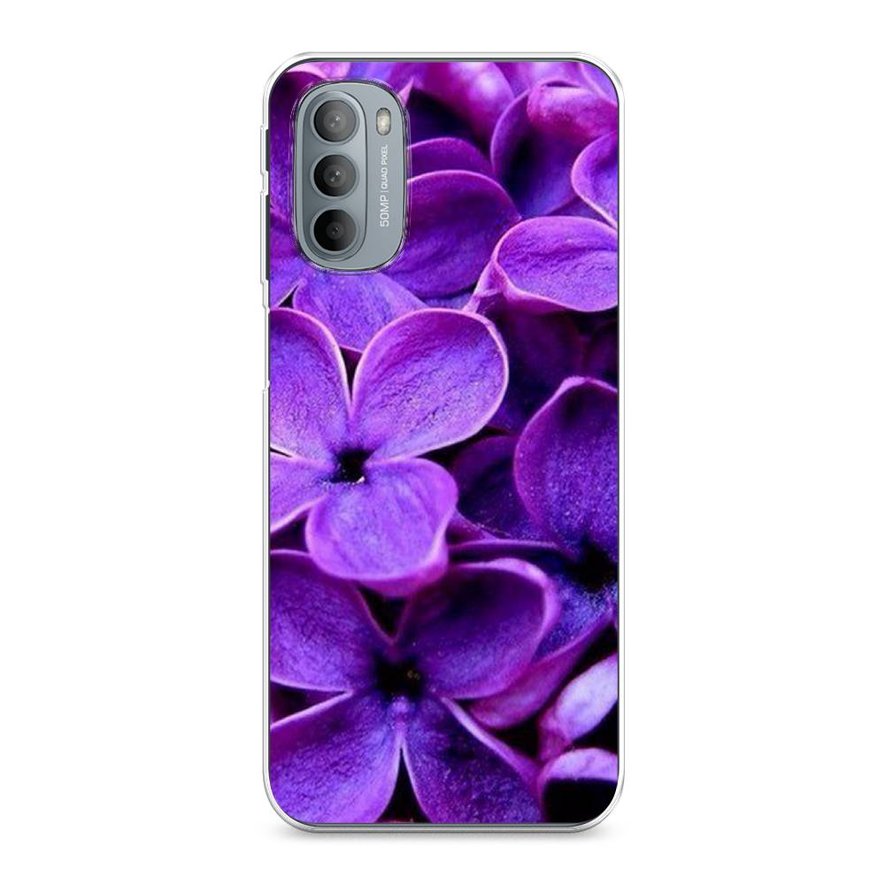 

Чехол Awog на Motorola Moto G31/G41 "Сирень крупная", 241850-8