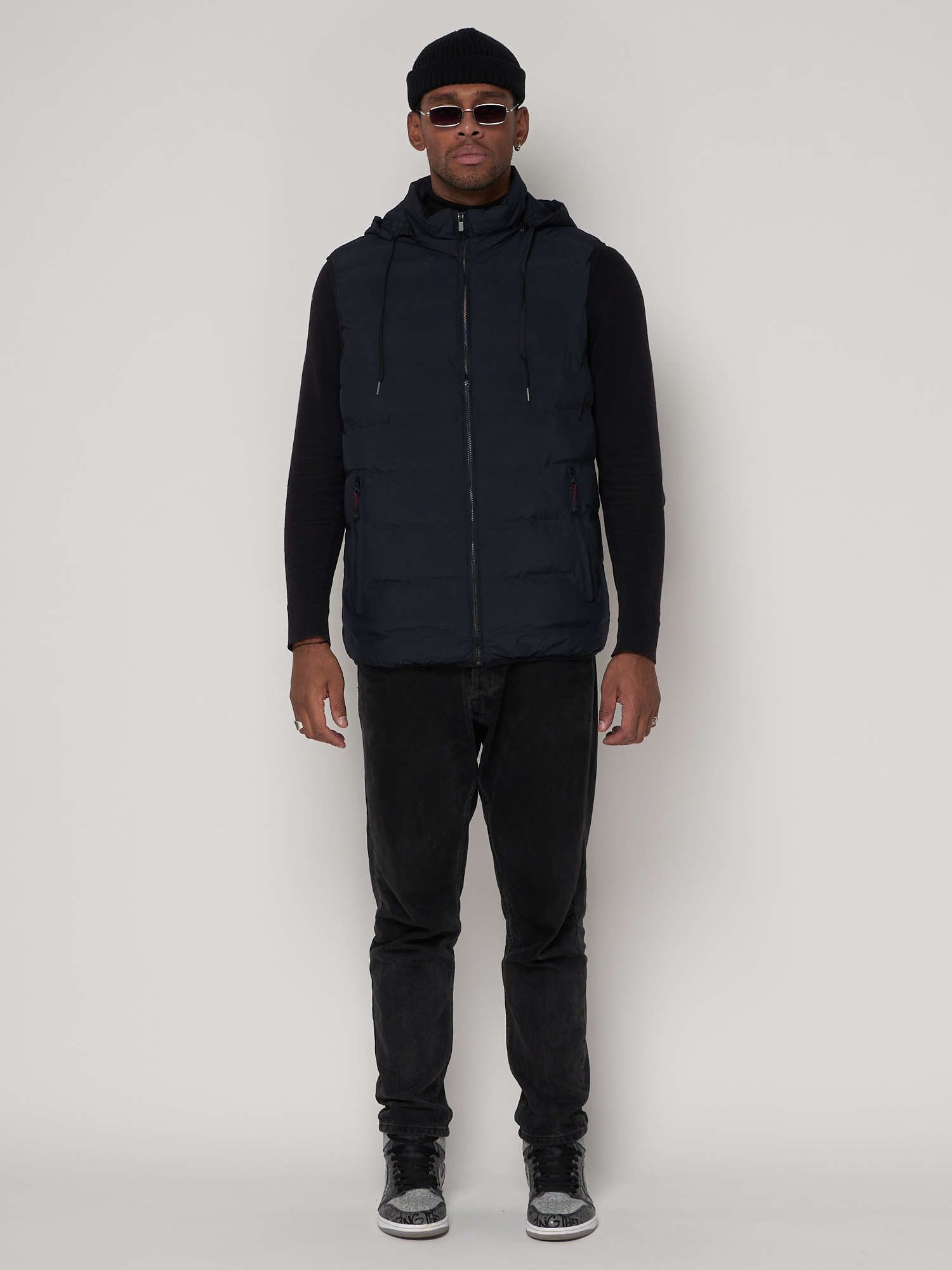 

Утепленный жилет мужской YUNDA 9808 синий 60, 9808