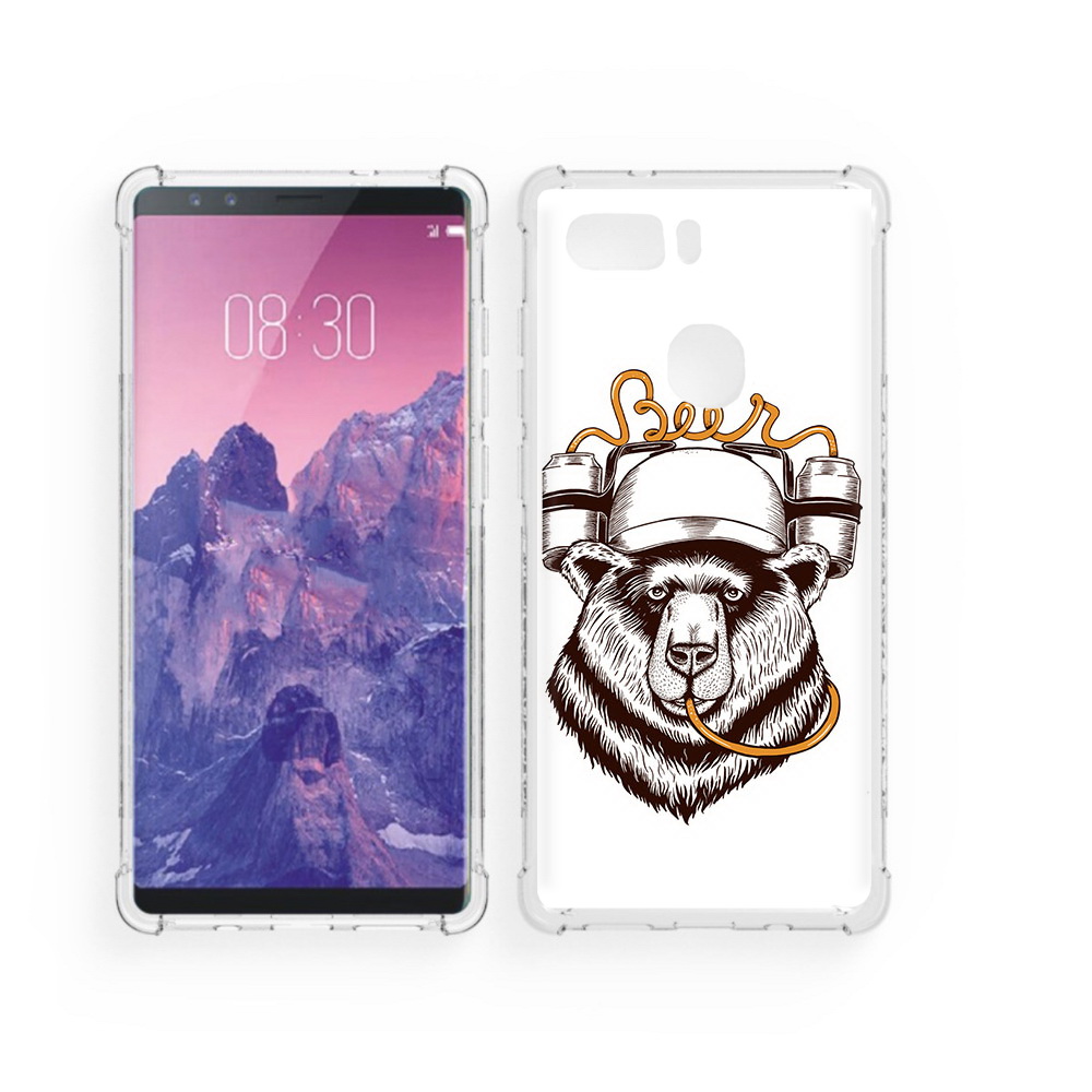 Чехол MyPads Tocco для ZTE Nubia Z17S пивной медведь (PT94929.470.538)