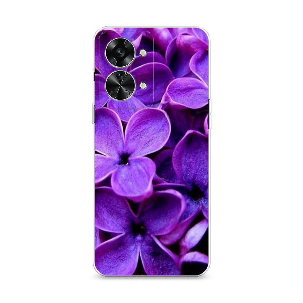 

Чехол Awog на OnePlus Nord 2T / ВанПлас Норд 2T "Сирень крупная", 153250-8