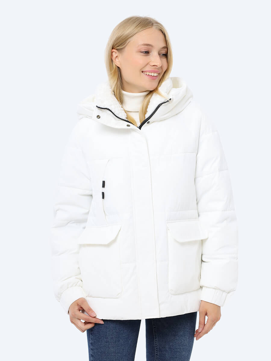 

Куртка женская Vitacci RP9058-02 белая 46 RU, Белый, RP9058-02