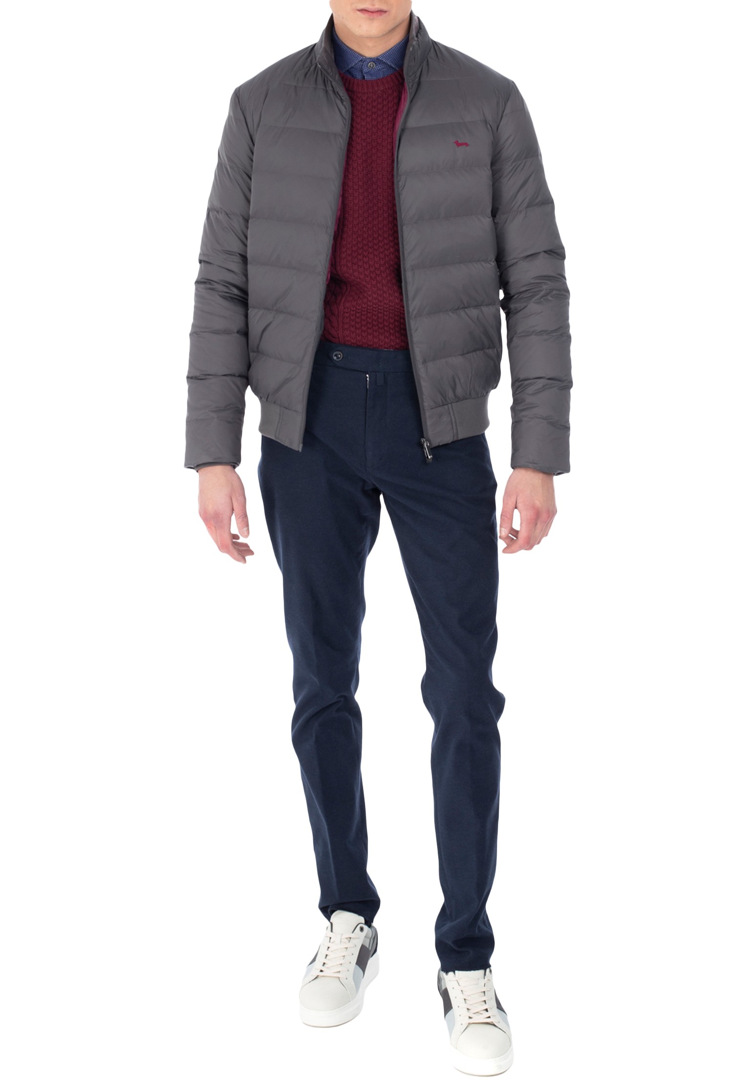 

Куртка мужская HARMONT&BLAINE 136400 серая 2XL, 136400