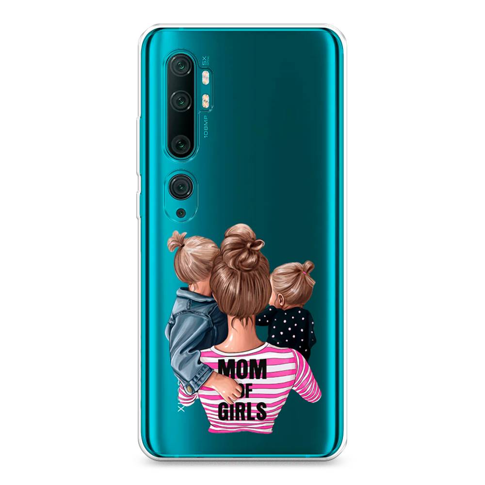 

Чехол Awog на Xiaomi Mi Note 10/Mi Note 10 Pro "Mom of Girls", Разноцветный, 37350-6