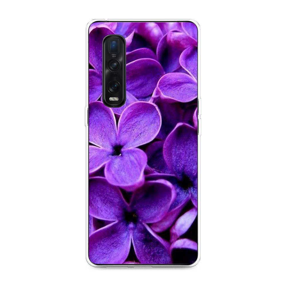

Чехол Awog на Oppo Find X2 Pro "Сирень крупная", 253350-8