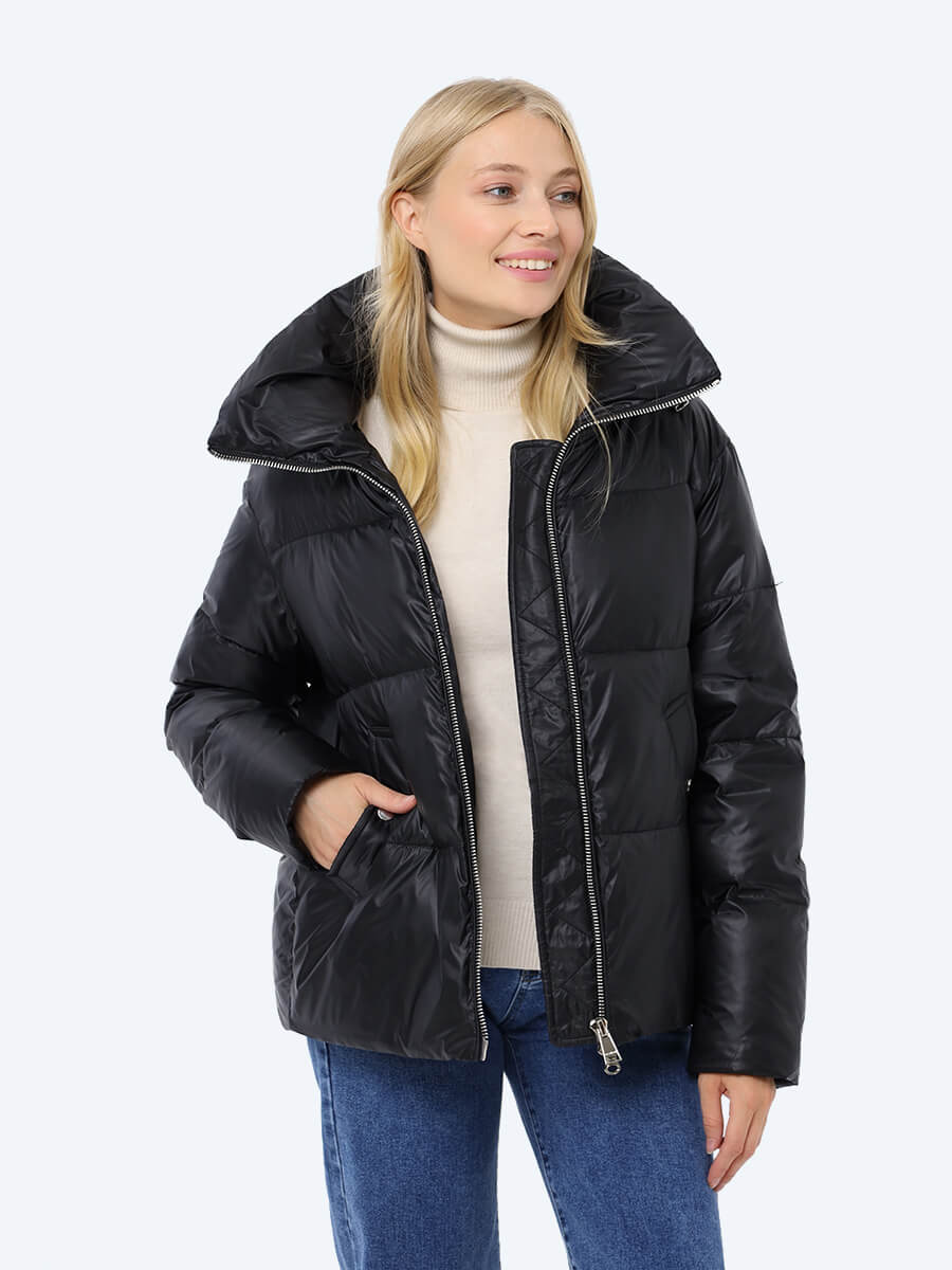

Куртка женская Vitacci RP9069-01 черная 50 RU, Черный, RP9069-01