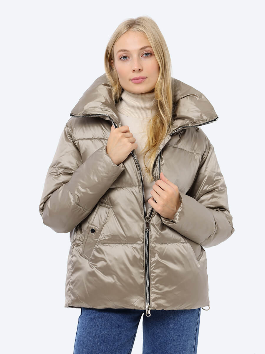 

Куртка женская Vitacci RP9069-04 коричневая 48 RU, Коричневый, RP9069-04
