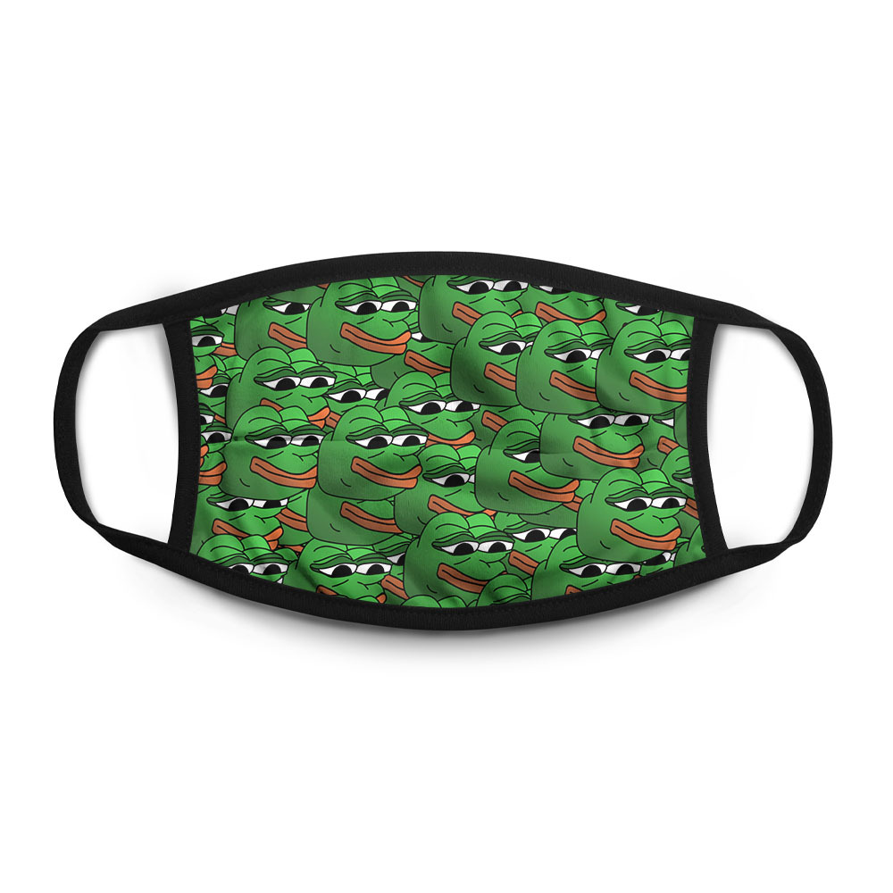 

Многоразовая маска унисекс Burnettie Pepe The Frog, Разноцветный, Pepe The Frog