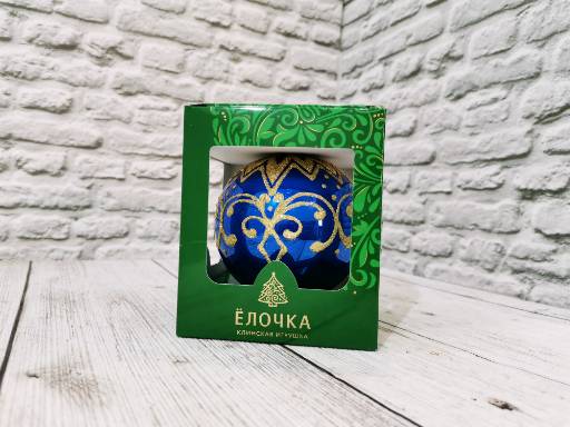 

Шар на ель Елочка Вечерний С620 1 шт. разноцветный, Вечерний
