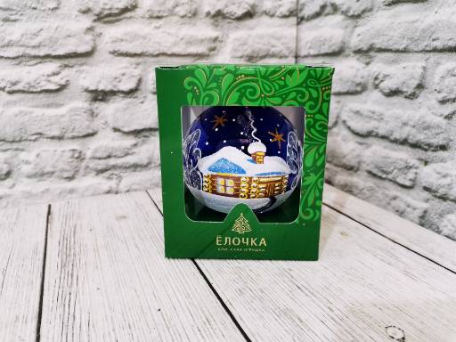 

Шар на ель Елочка Сторожка С1449 1 шт. разноцветный, Сторожка