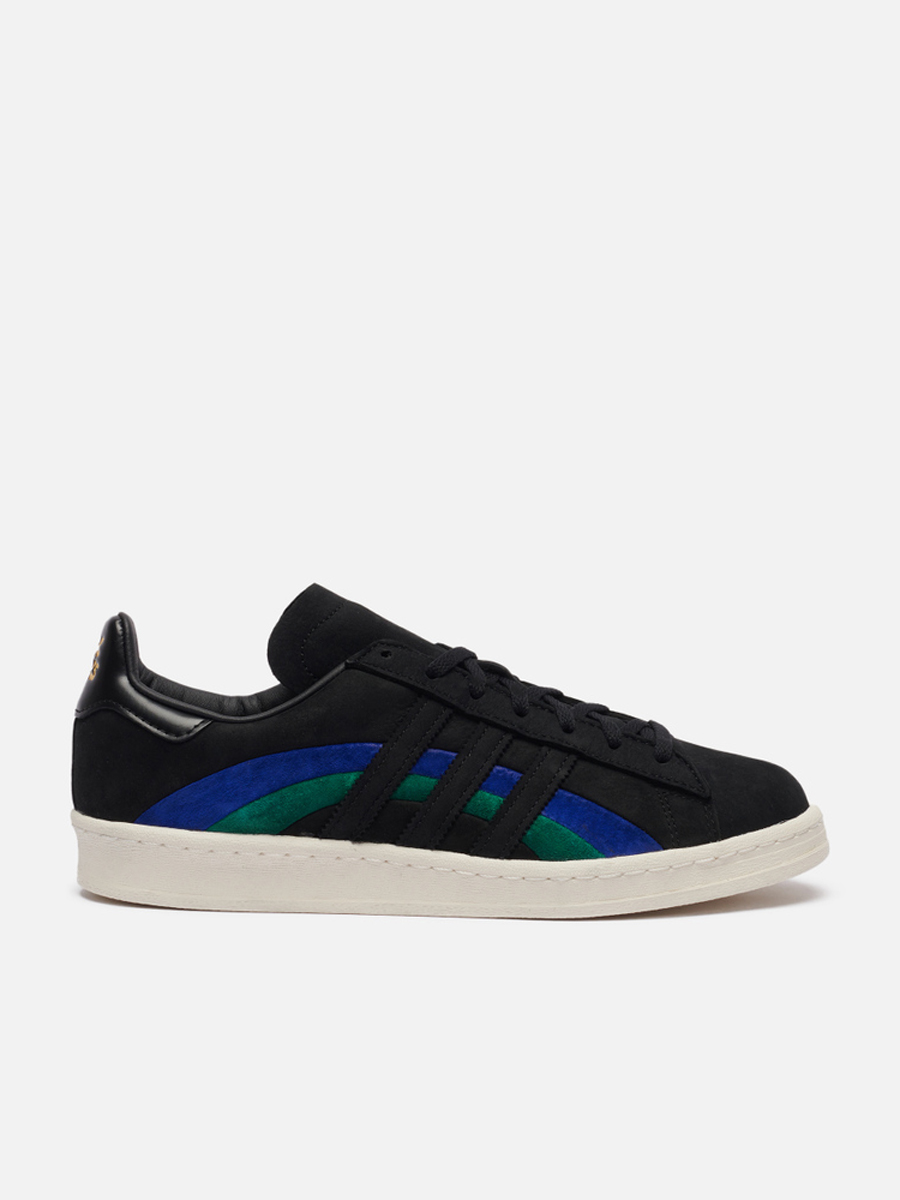 

Кроссовки женские Adidas Originals x Book Works Campus 80 черные 36.5 EU, x Book Works Campus 80