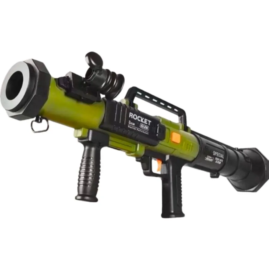 

Игрушечная базука Matreshka ROCKET M79 с мягкими пулями зеленый 90см, M79