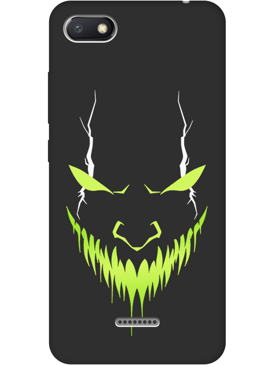 

Силиконовый чехол на Xiaomi Redmi 6A с принтом "Evil Face" матовый черный, Черный;белый;зеленый, 718587151