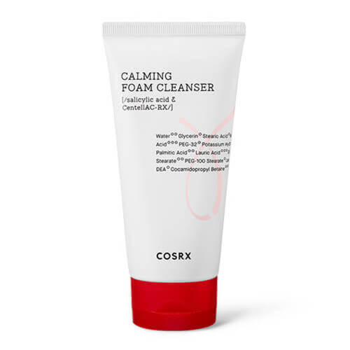 Пенка Cosrx для проблемной кожиAc collection calming foam cleanser 50мл cosrx увлажнящий крем для проблемной кожи ac collection lightweight soothing moisturizer 80 0