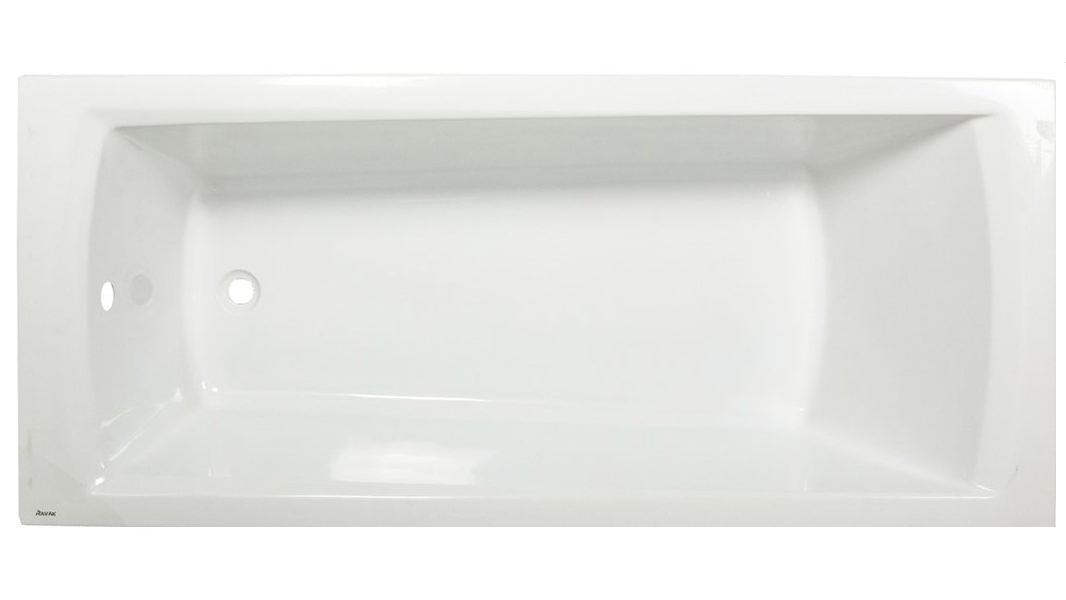 фото Set domino plus 170х75 белая (ванна+жесткая рама+передняя панель+крепление+сточный компл) ravak