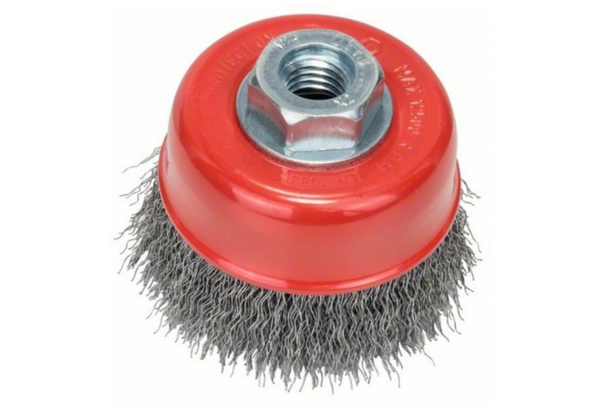 

Щетка для УШМ 70мм чашечная витая BOSCH М14/0.3 2608622098, М14/0.3