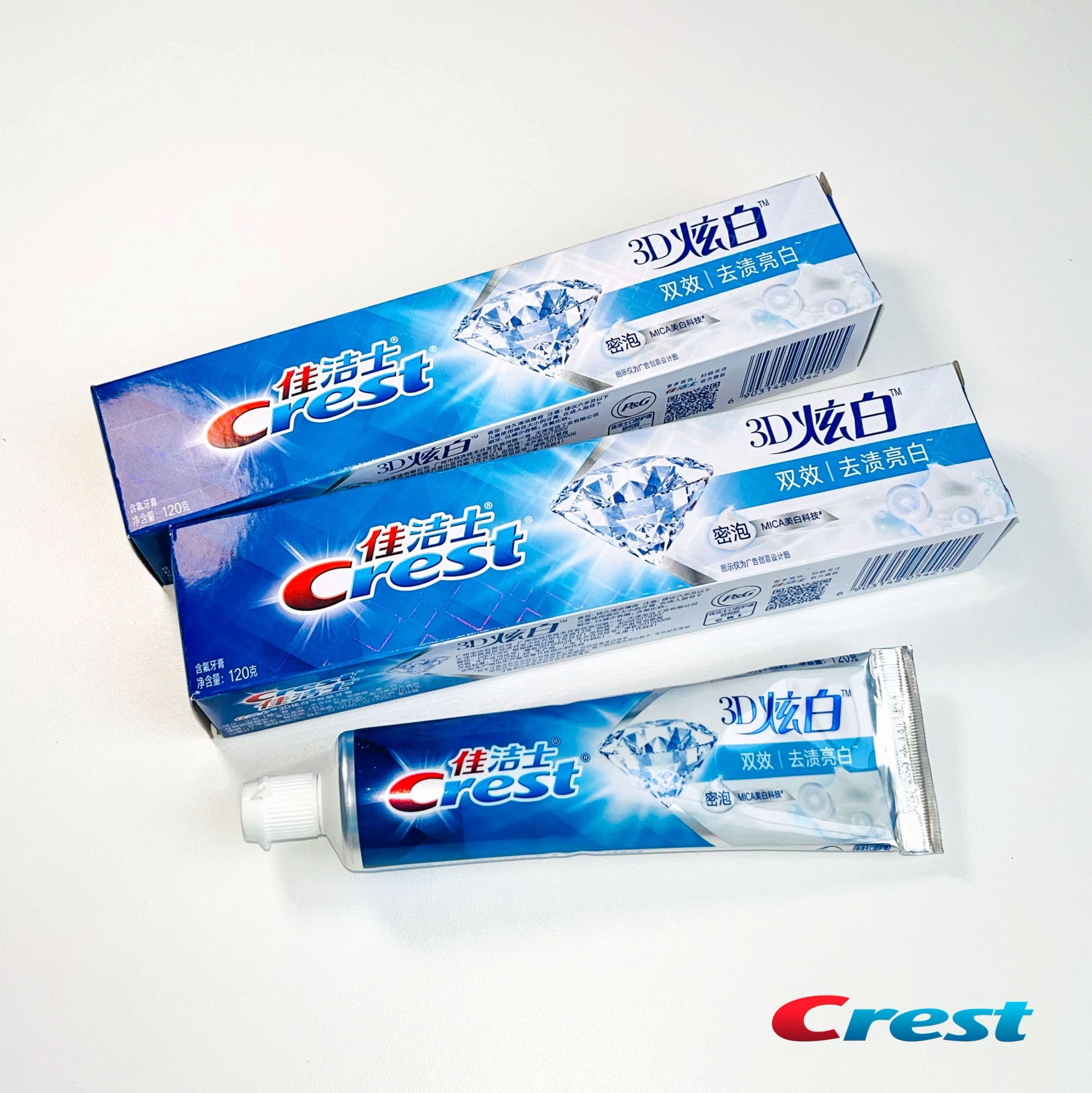 Зубная паста Crest 3D Отбеливающая 120г
