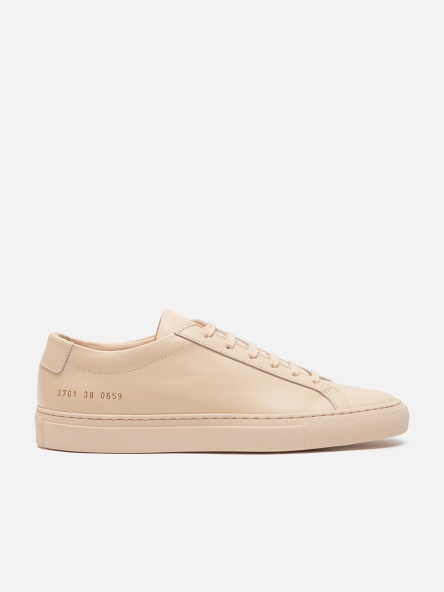 фото Кеды женские common projects original achilles low бежевые 38 eu