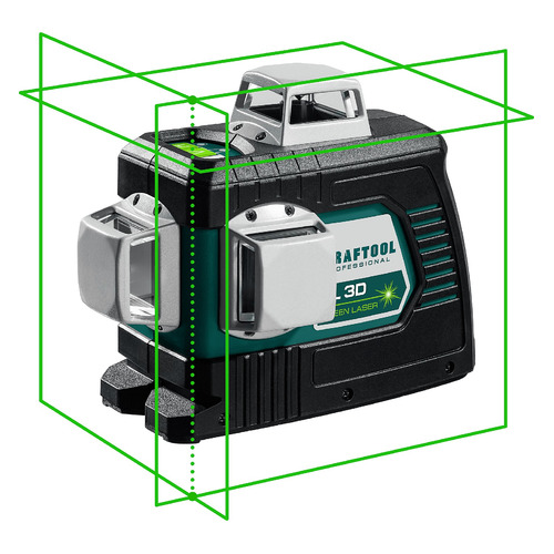 Лазерный нивелир Kraftool LL 3D 34641 лазерный нивелир kraftool rl600 ротационный