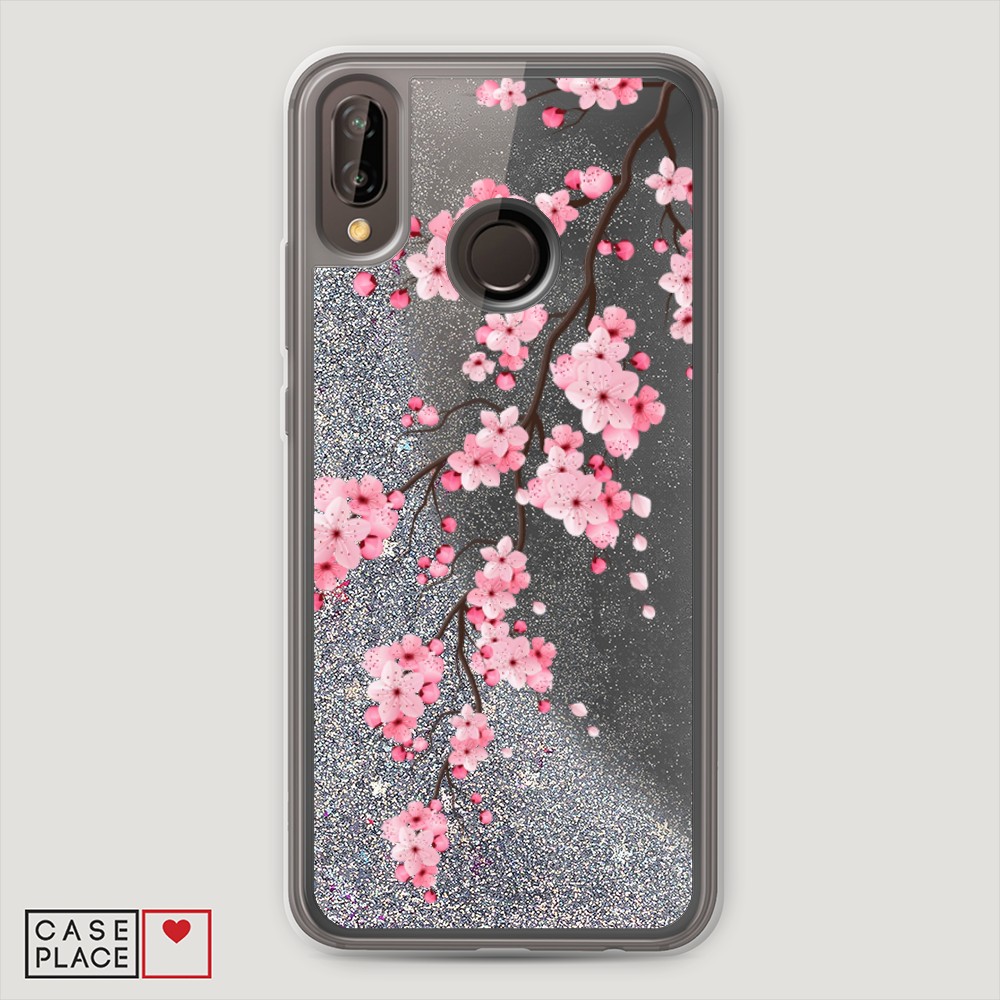 

Чехол Awog на Huawei P20 Lite/Nova 3e "Розовая сакура", Разноцветный, 64491-1