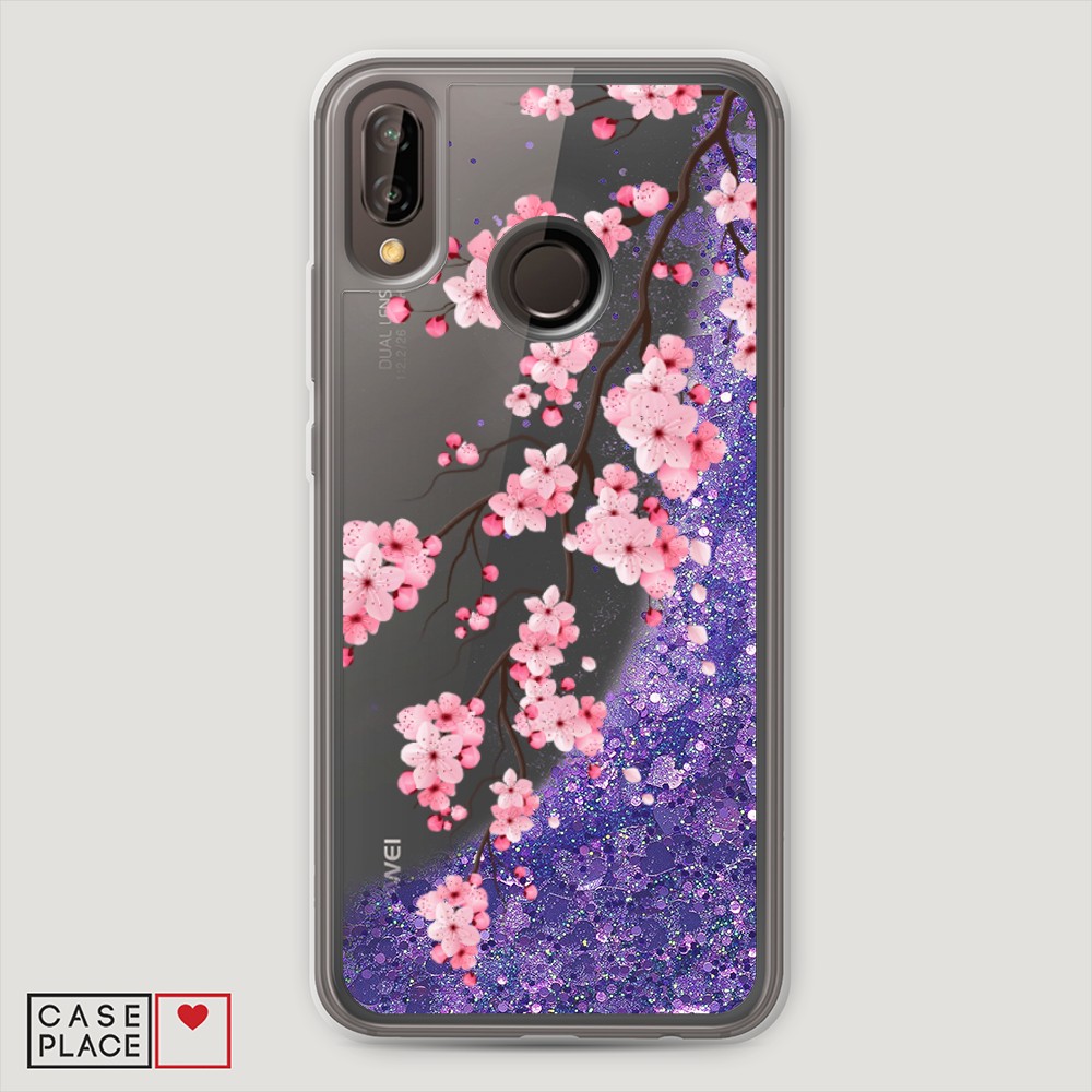 

Чехол Awog на Huawei P20 Lite/Nova 3e "Розовая сакура", Разноцветный, 64492-1