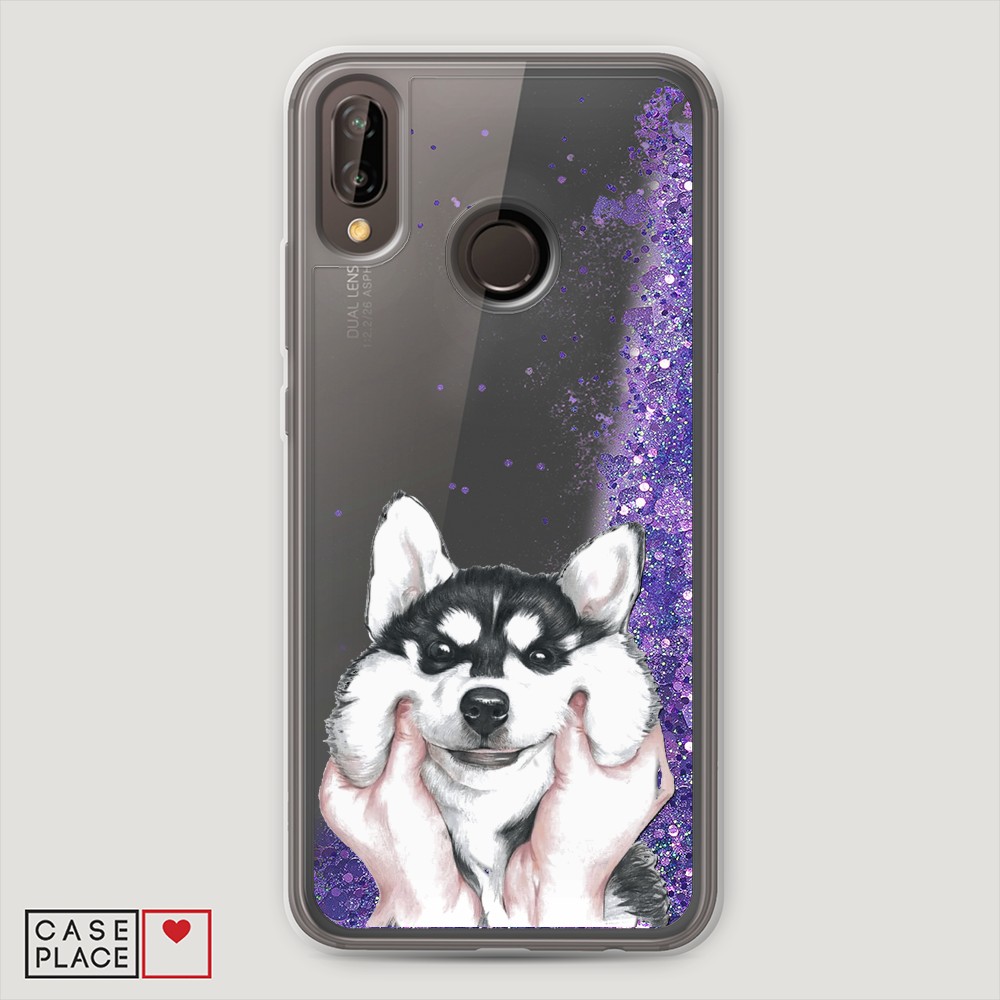 

Чехол Awog на Huawei P20 Lite/Nova 3e "Щечки хаски", Разноцветный, 64492-1