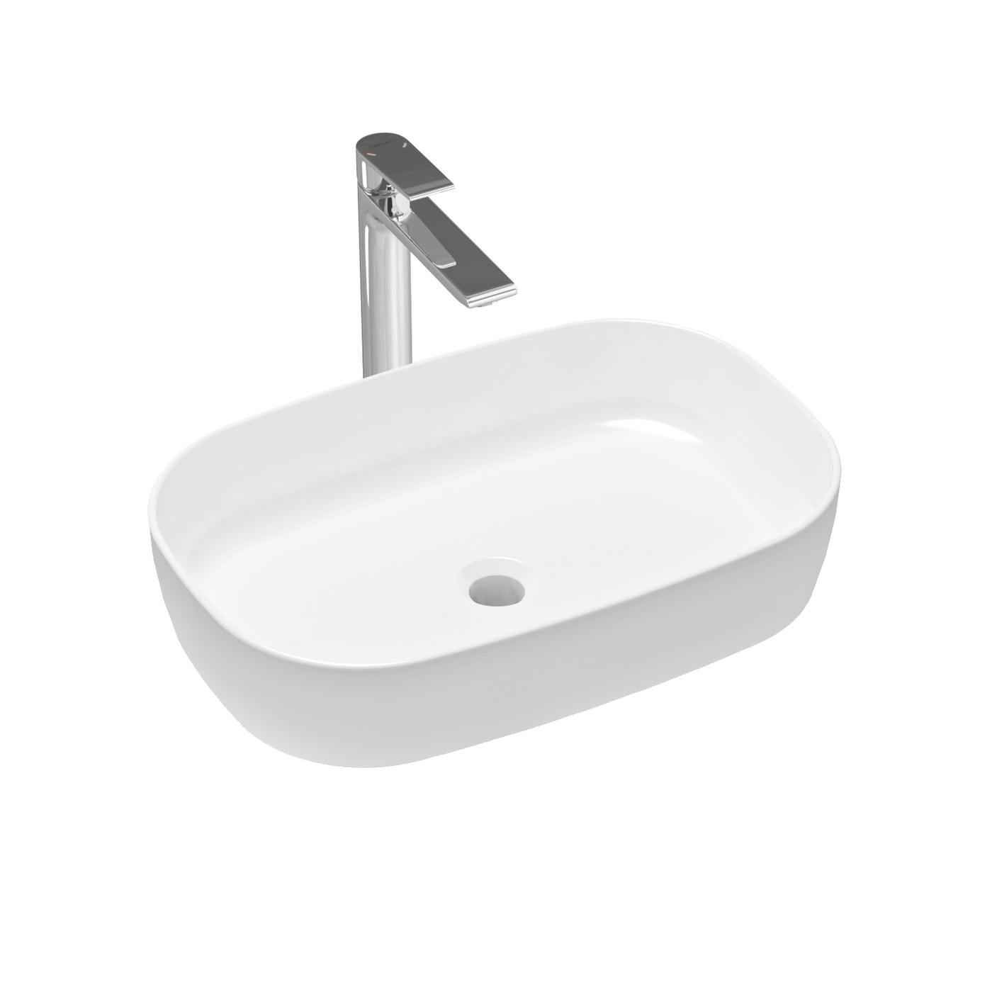 фото Комплект 2 в 1 lavinia boho bathroom sink slim 21510077, накладная раковина 54 см