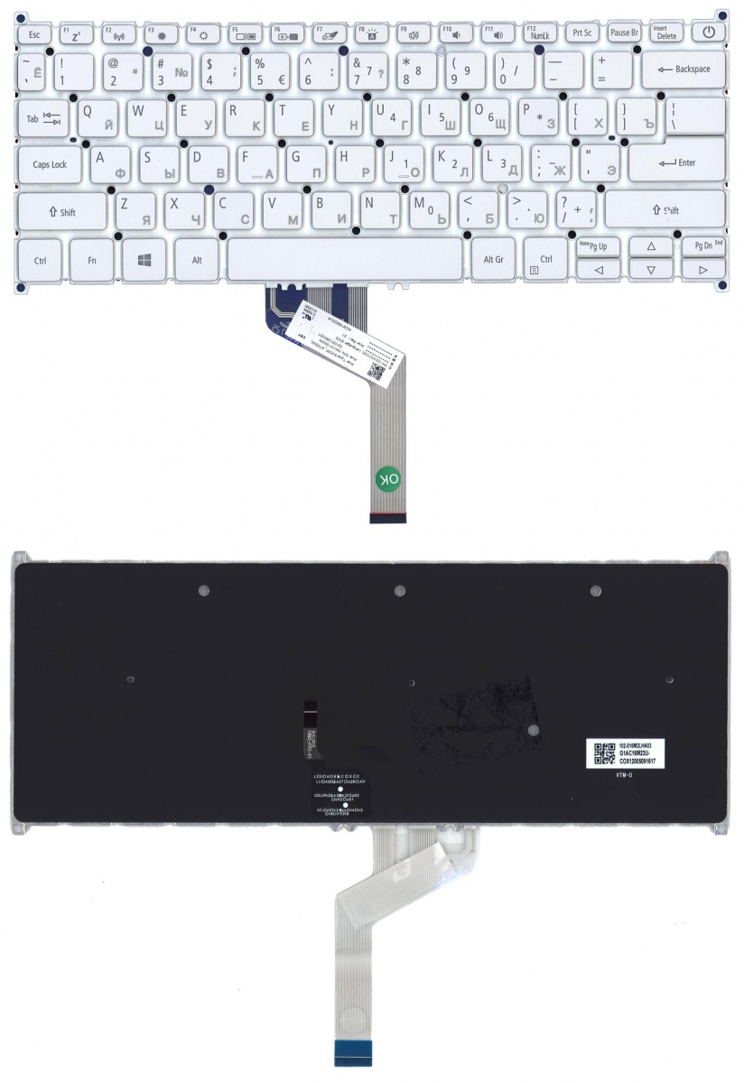 Клавиатура OEM для ноутбука Acer Swift 5 SF514-52T