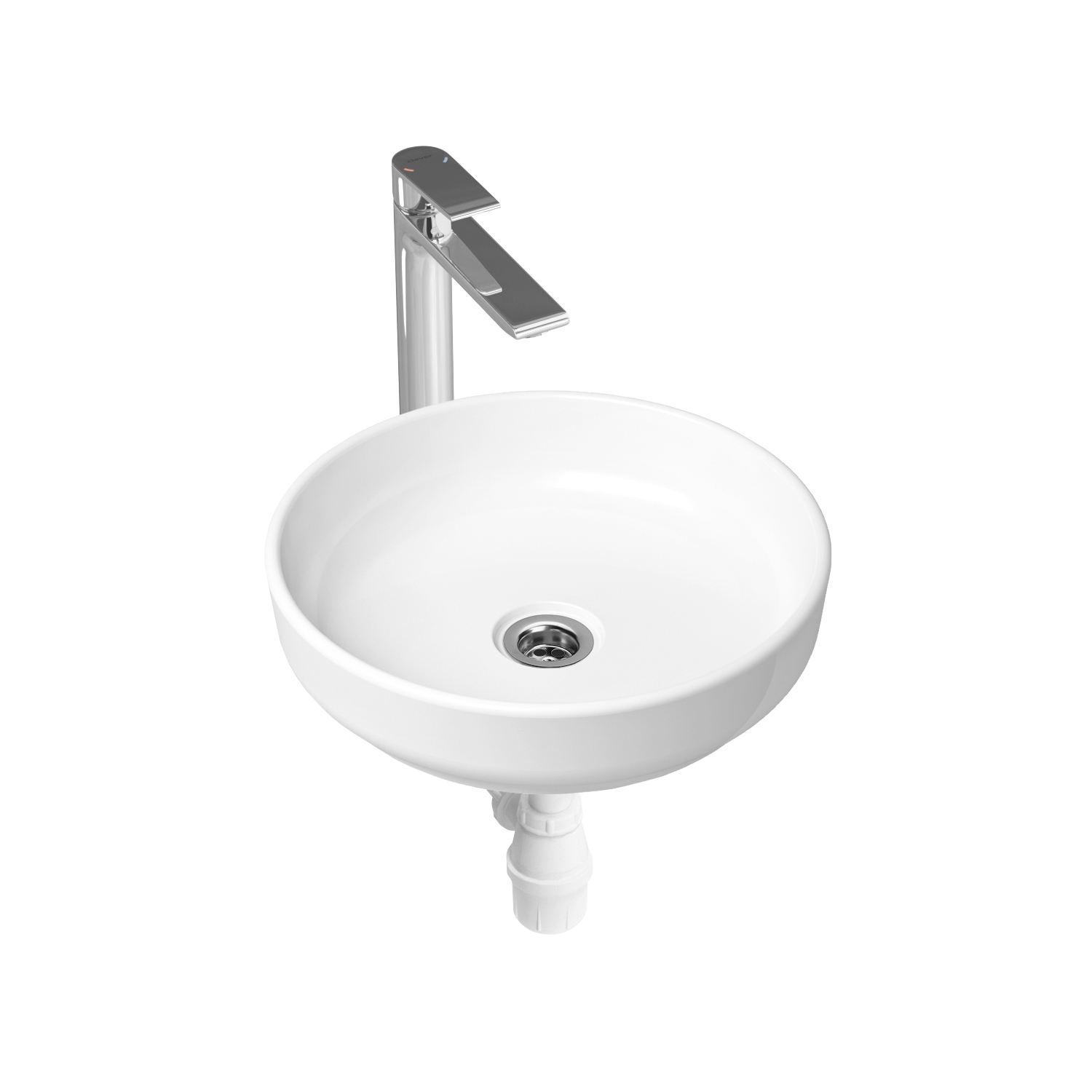 

Комплект 3 в 1 Lavinia Boho Bathroom Sink Slim 21510088, накладная раковина 40 см