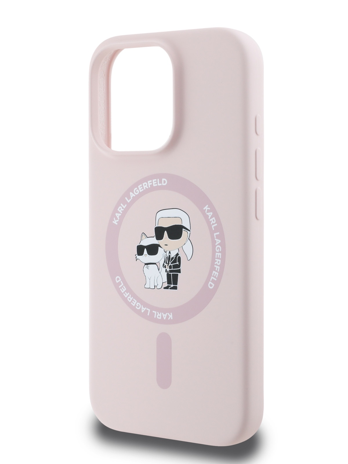 Чехол Karl Lagerfeld для iPhone 16 Pro Liquid Silicone с MagSafe розовый 3392₽