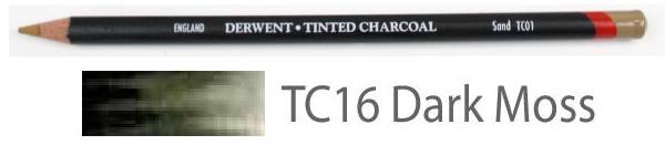 Карандаш угольный Tinted Charcoal №TC16 Зеленый мох темный 2301680