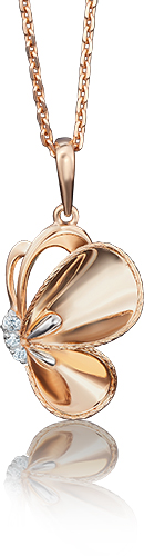 

Кулон из красного золота PLATINA jewelry 03-2620-00-401-1110-03, фианит, 03-2620-00-401-1110-03