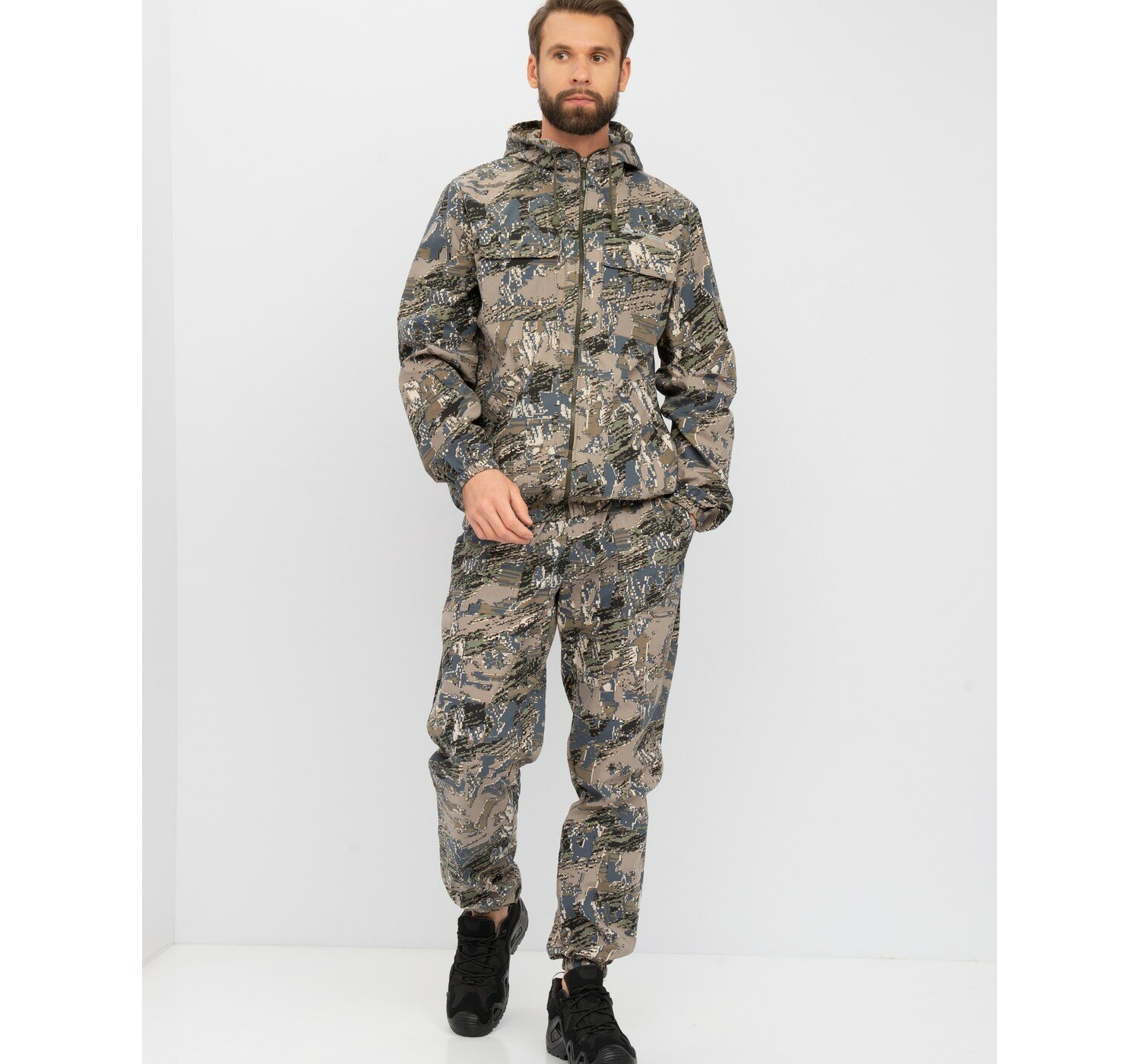 

Костюм летний Huntsman Стрелок ткань Сорочка цвет Лабиринт 60-62/182-188, Серый, Стрелок