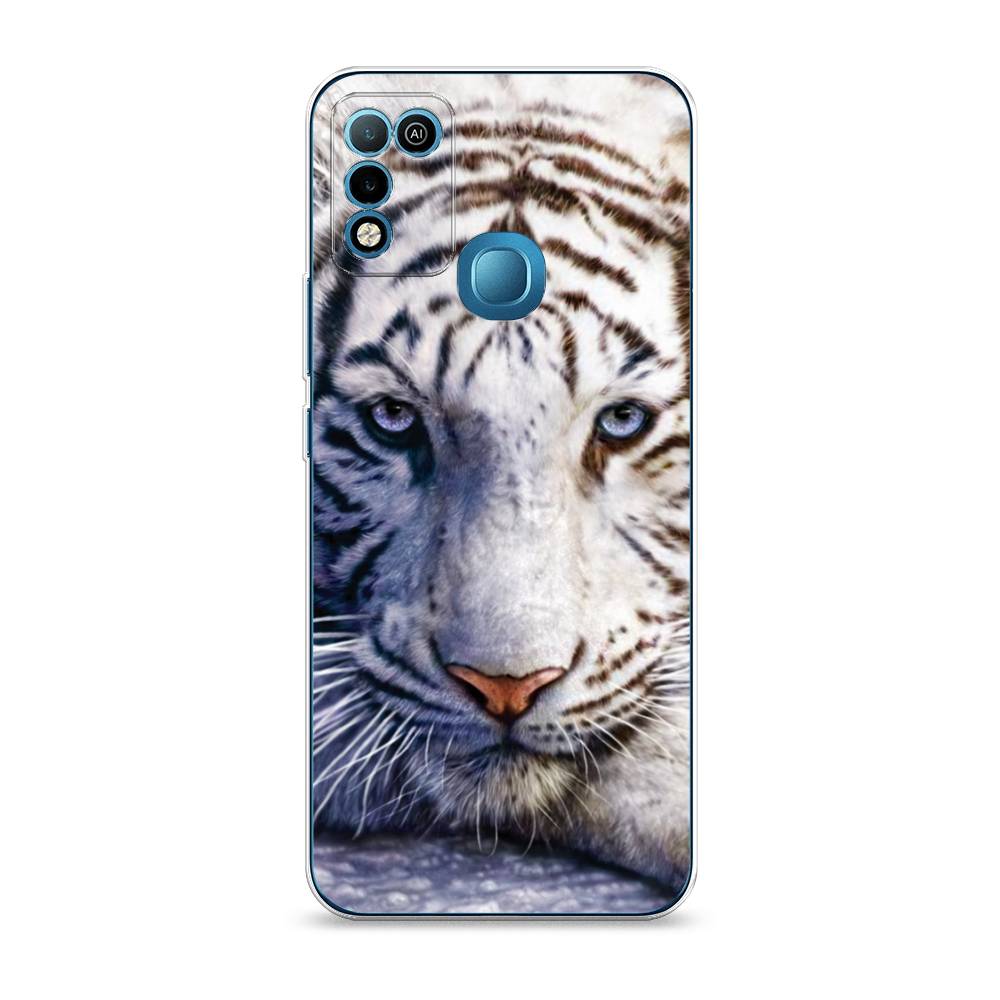 

Чехол на Infinix HOT 10 Play/HOT 11 Play "Бенгальский тигр", Коричневый;белый, 3100650-1