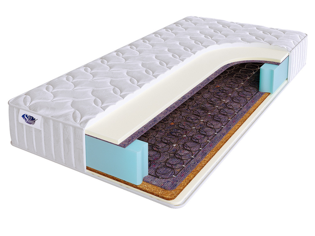 

Матрас SkySleep LIKE 4 BS 230x200, Белый, Like 4 BS