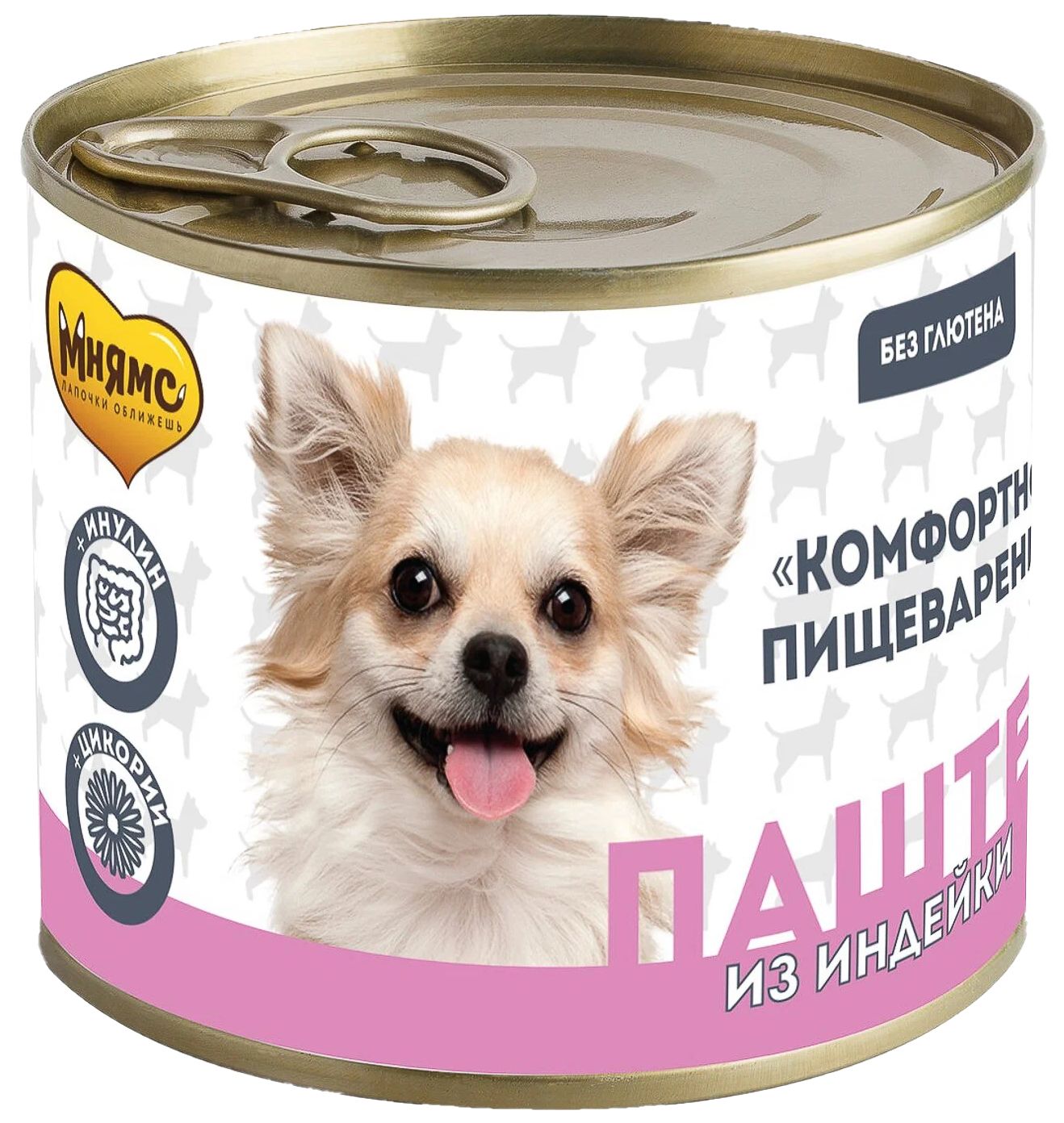 

Консервы для собак Мнямс Кусочки в соусе с индейкой «КОМФОРТНОЕ ПИЩЕВАРЕНИЕ" 400 г
