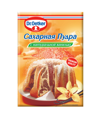 фото Сахарная пудра dr.oetker с натуральной ванилью