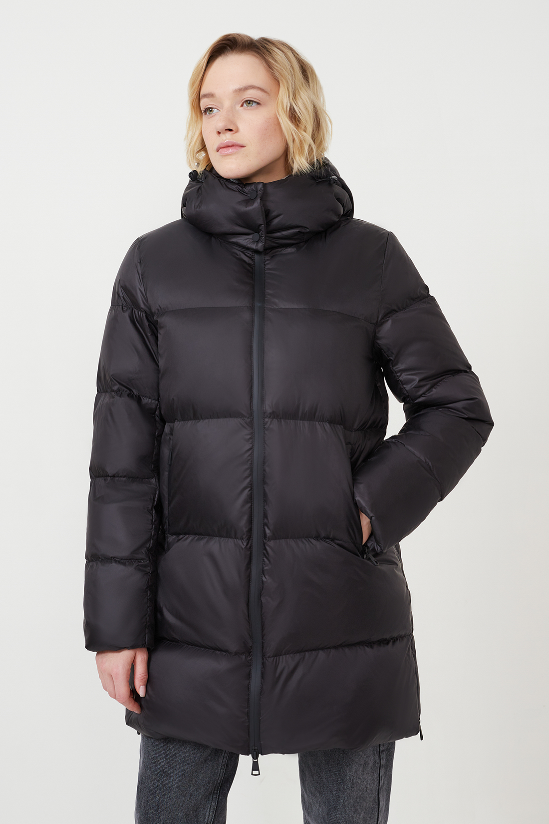 

Пуховик женский Baon B0023575 черный XXL, B0023575