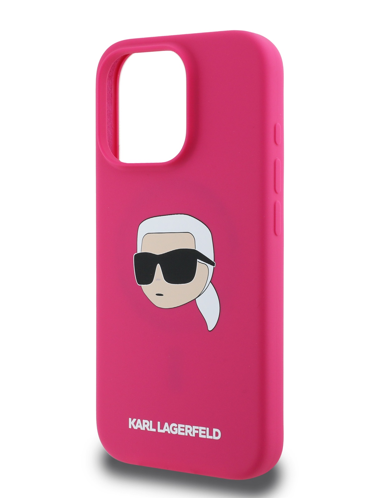 Чехол Karl Lagerfeld для iPhone 16 Pro Max Liquid Silicone с функцией MagSafe фуксия 3392₽