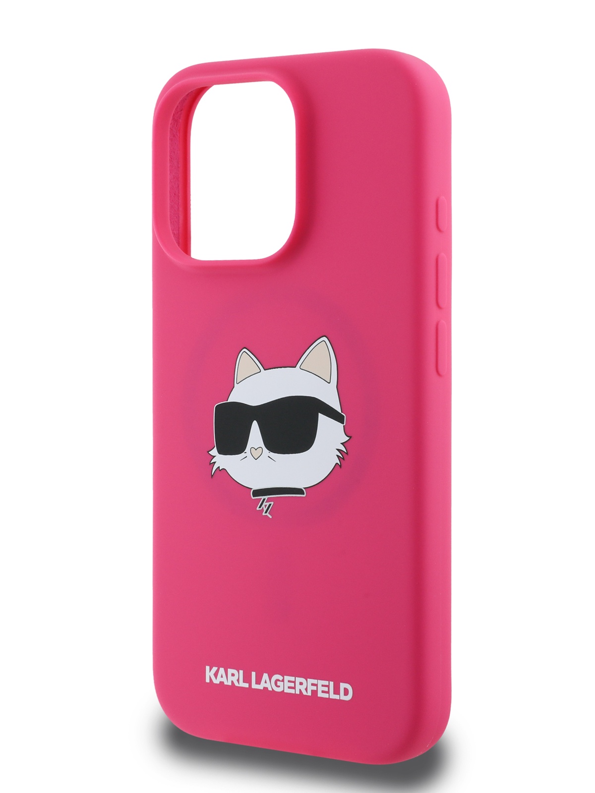 Чехол Karl Lagerfeld для iPhone 16 Pro Liquid Silicone с функцией MagSafe фуксия 3392₽