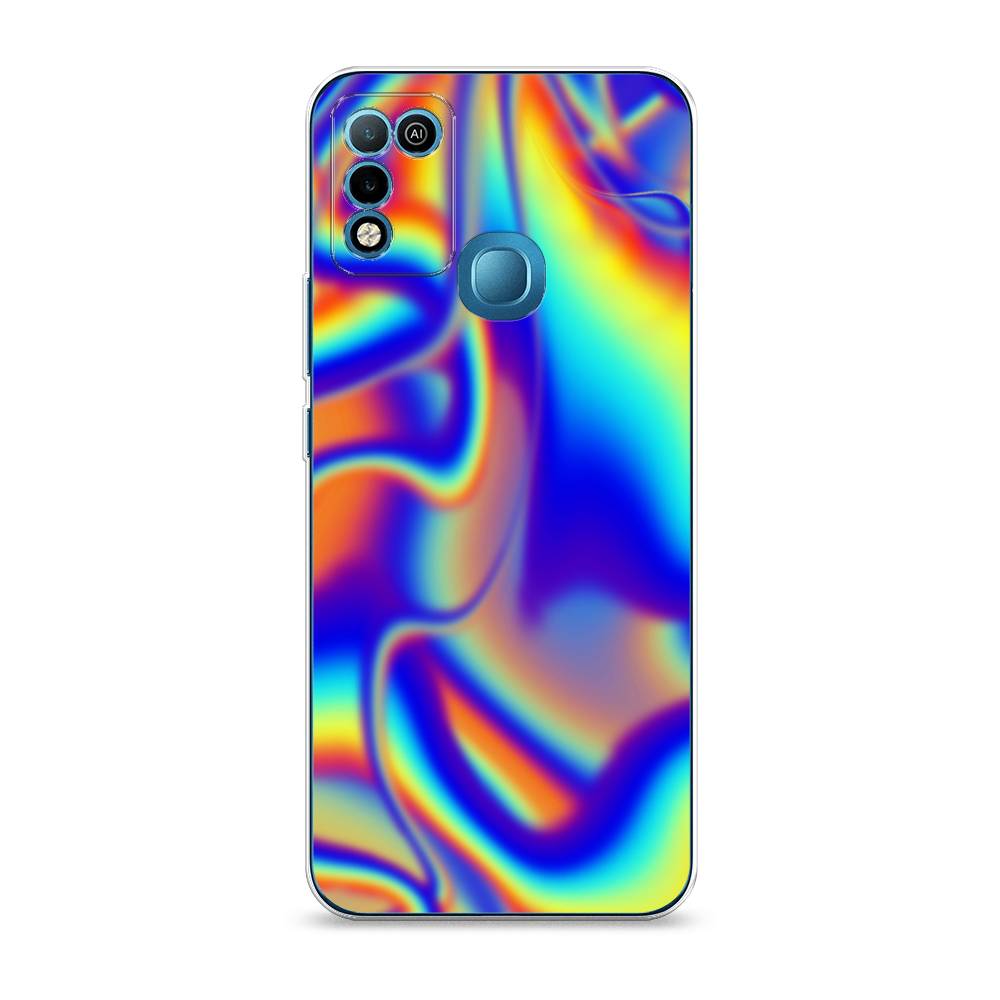 

Чехол на Infinix HOT 10 Play/HOT 11 Play "Яркая голограмма", Разноцветный, 3100650-3