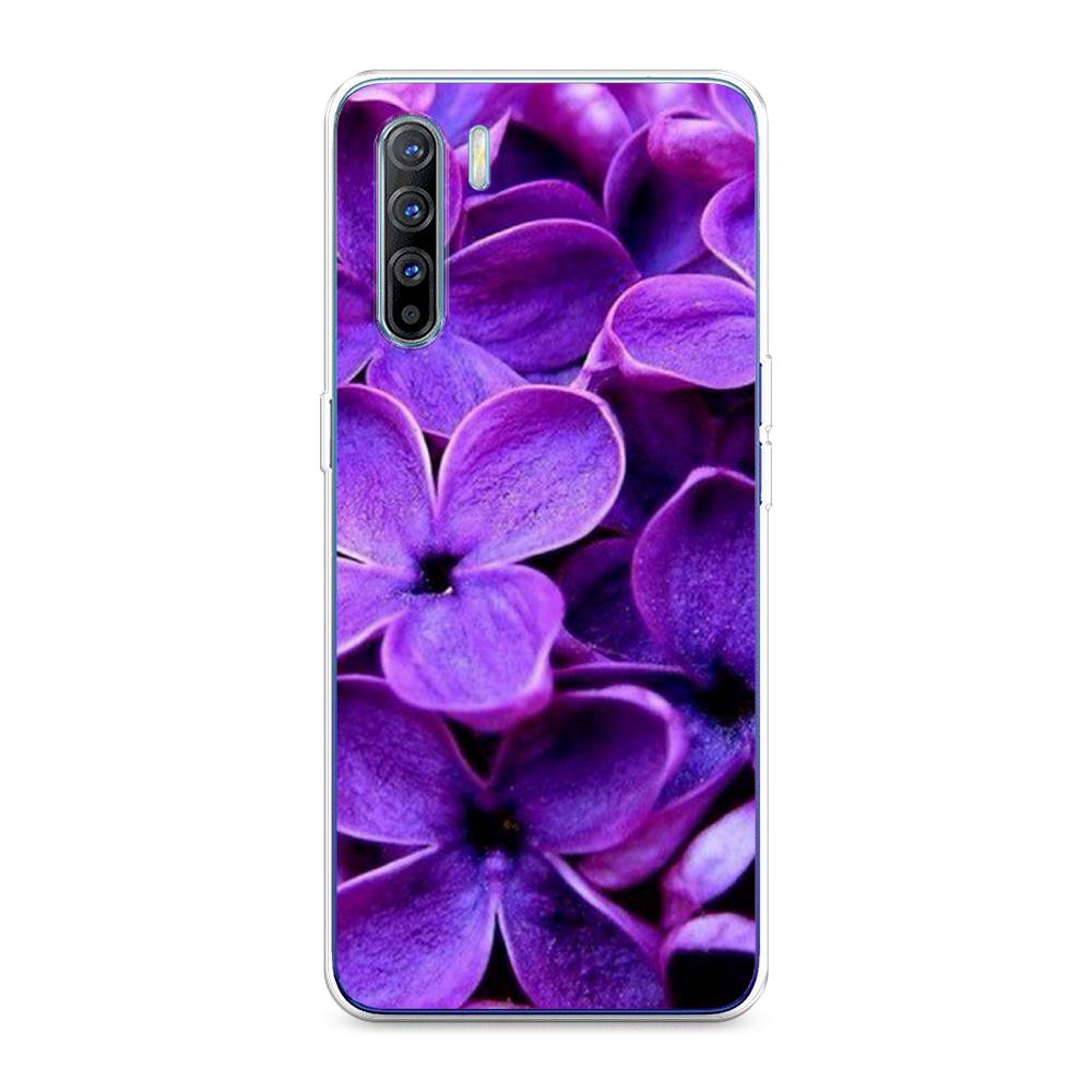 

Чехол Awog на Oppo A91/Reno 3 "Сирень крупная", 252450-8