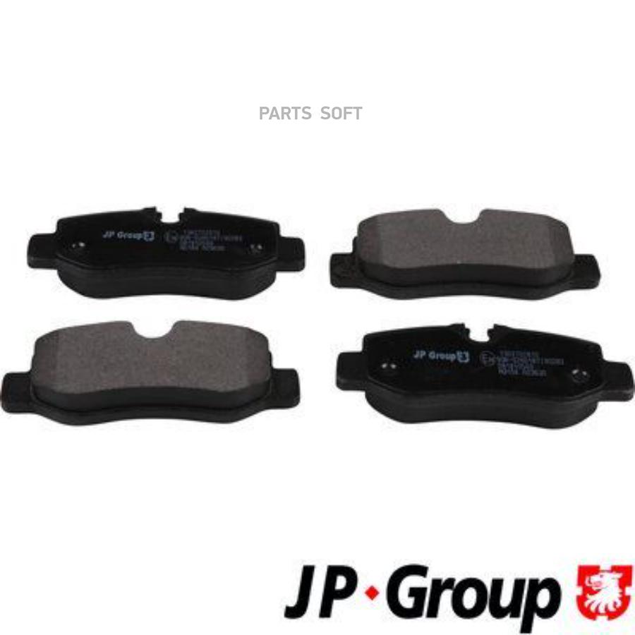 

Тормозные колодки JP Group задние дисковые 1363702810