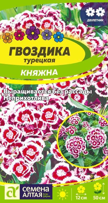 

Семена гвоздика Семена Алтая Княжна турецкая 1 уп.